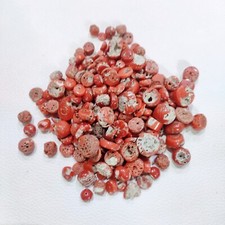 OLD Mediterranean Italy Coral Beads Natural Red Coral Beads Gemstone 200 Crt Lot