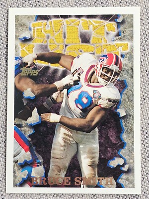 BRUCE SMITH 1995 TOPPS HIT LIST FOOTBALL INSERT CARD #16 BUFFALO BILLS NFL  HOF | eBay