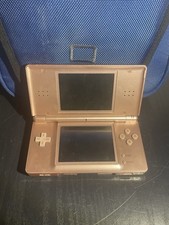 Nintendo DS Lite Rose Pink Handheld Console System with Charger  18 Games Case