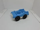 Vintage Fisher Price little people HTF/RARE blue/white car 2552 McDonald's