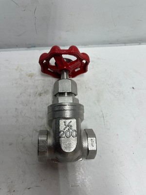 1/2'' 200 CF8M Stainless Jual Gate Valve (lot of 2) NPT 150 Thread (lot of 2)