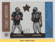 2004 Leaf Rookies & Stars Bronze /1250 Jake Delhomme Julius Peppers HOF READ 0l2