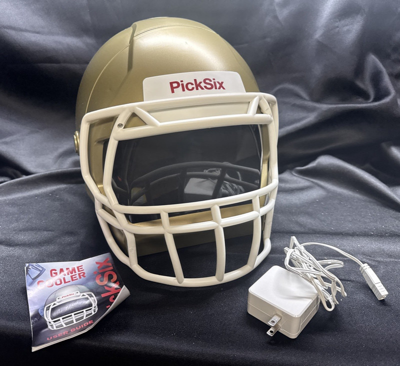GOLD PickSix Game Cooler -- holds 6 pack and snacks. Works perfectly!