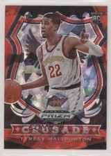 2020-21 Panini Prizm Draft Picks Crusade Red Ice Tyrese Haliburton #90 8ke