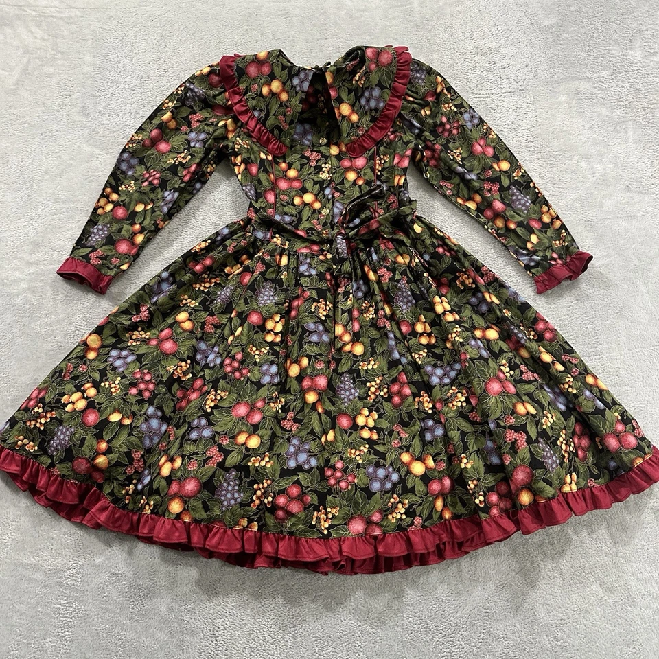 Wee Clancy California Vintage Dress Shelby Floral Cotton Floral Fit Flare Girls - Image 3 of 4