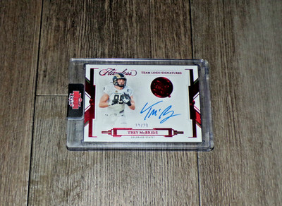 2022 Panini Flawless Trey McBride RPA Team Signatures #PA-TMC AUTO /20