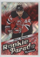 2016-17 Upper Deck Parkhurst Rookie Parade Red 60/199 Miles Wood #RP7 t3w