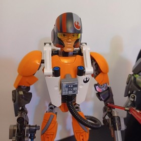 Lego Star Wars Buildable Figures Kylo Ren 75117 Rey 75113 Po Dameron 75115 Lot