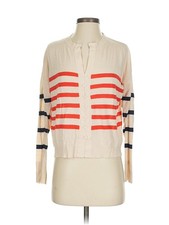 Aqua Women Brown 3/4 Sleeve T-Shirt S