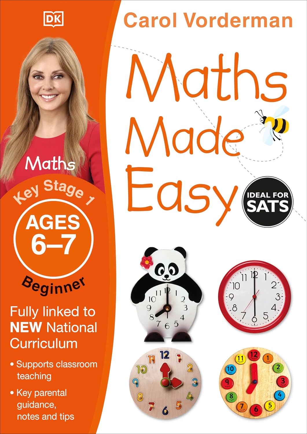 Maths Made Easy Beginner Ages 6-7 Carol Vorderman KS1 Workbook Paperback