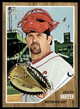 2011 Topps Heritage Jason Varitek Boston Red Sox #81