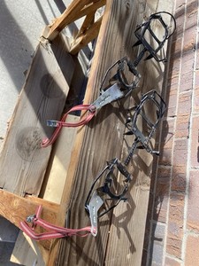 Stubai Tirol vintage ice-climbing adjustable crampons