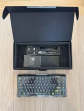 GravaStar Mercury K1 Lite Mechanical Keyboard Clear Black Unused