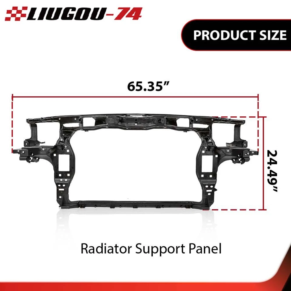 Radiator Support Panel Assembly NEW 4H0805594E Fit For 2011-2018 Audi A8 Quattro - Image 3 of 4