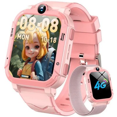Smartwatch Kinder 4G GPS SOS Anruf SIM Video Akku 800mAh Ros-Blackview