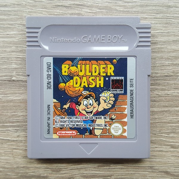 Boulder Dash Spiel Modul Nintendo Gameboy Classic Noe Game Cartridge-image