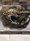 Travis Etienne signed Jaguars Camo Alternate NFL Mini Helmet Beckett COA 🔥🔥🔥