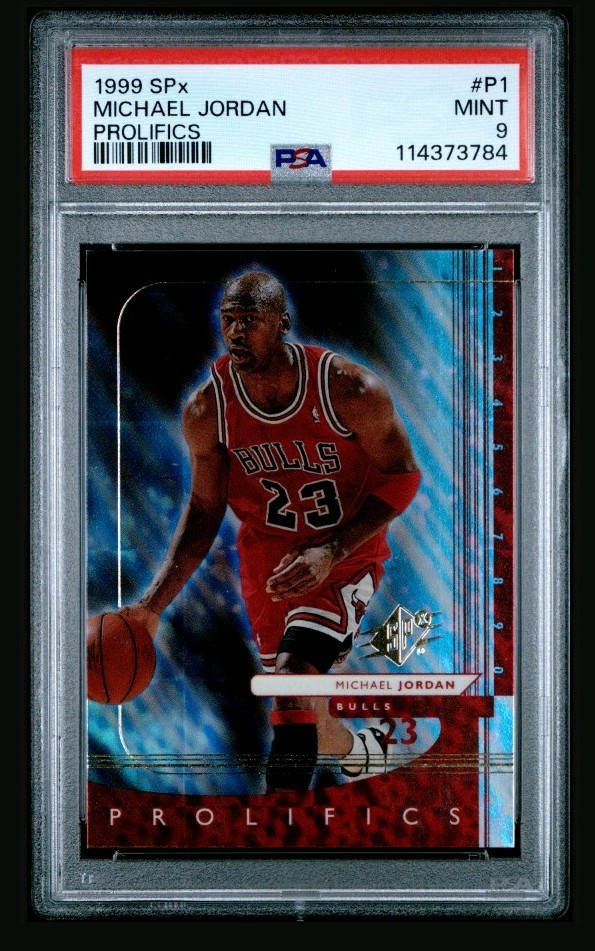 1999 SPx Prolifics Michael Jordan #P1 PSA 9  Rare.