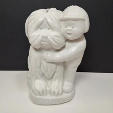 Vintage 1973 Benji And Waldo, 5 Inch Plasic Coin Bank, Complete W/ Cap