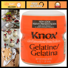 Unflavored Gelatin Powder - 1 lb, Perfect for Baking, Cooking Desserts