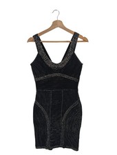HERVE LEGER Robe crayon Dames Robe T EU 38 noir élégant