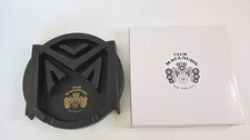 New CLUB MACANUDO CIGAR ASHTRAY! LARGE 9" SIZE! UNIQUE 3-D DESIGN! NEW IN BOX