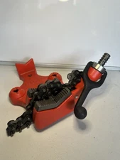 RIDGID CAT NO: BC-410 1/8-4" BENCH CHAIN VISE FOR PIPE