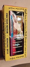 Vintage Friction Tin Litho Toy San Francisco Cable Car, with Box