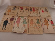 LOT OF 8 VINTAGE 1940S GIRLS DRESS COATS JACK...