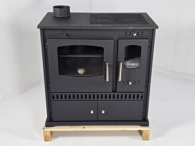 EEK A+ Küchenofen Holzherd mit Gusseisen Top Perfect Eco Holzofen 7 kW EcoDesign
