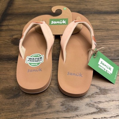 Sanuk Womens Sawyer Peachy Keen Size 9  B32