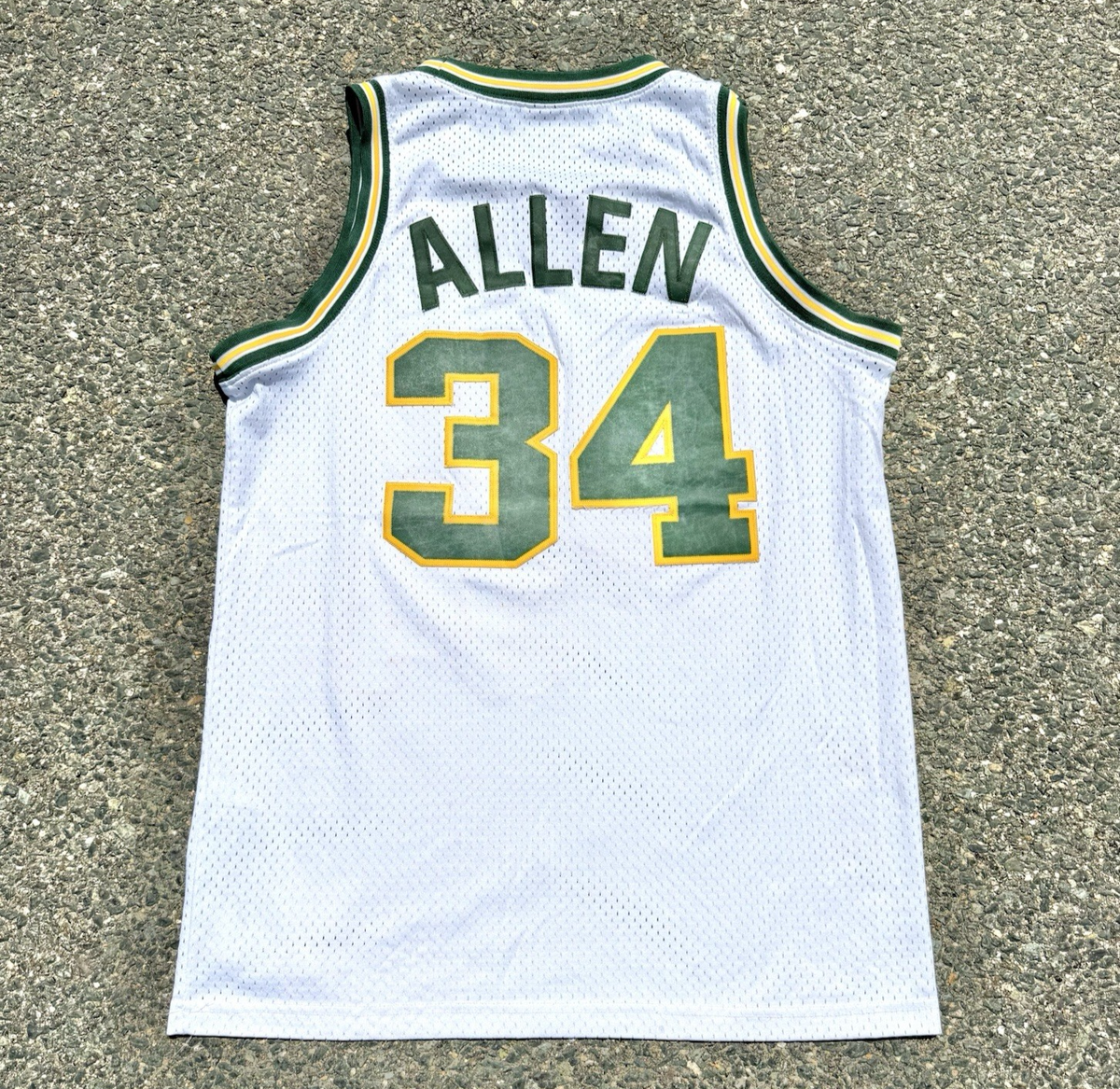 Vintage Nike Seattle Supersonics Sonics Ray Allen NBA Basketball