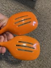2pc Vintage Melamine-Ware Slotted Spoon Orange Taiwan melamine ware kitchen — photo 4