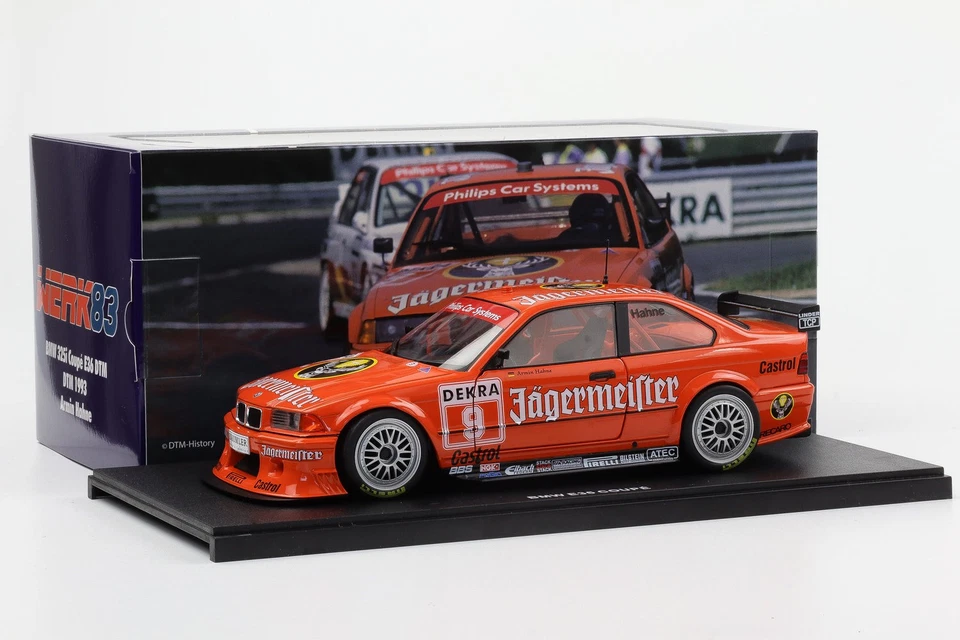 1:18 BMW 325i Coupe E36 DTM Jägermeister #9 DTM 1993 Hahne Werk83 - Bild 3 von 4