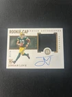 2020 Panini Encased Jordan Love Rookie cap patch auto /50 RC Packers RPA