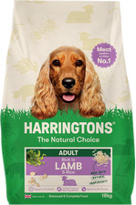 Harringtons Complete Dry Adult Dog Food Lamb & Rice 18Kg - Made with All Natural 1.89 per kilo