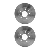 2 Bremsscheiben Voll Ø 66,2 Mm 14 Mm Hella FüR U.A. Land Rover Freelander