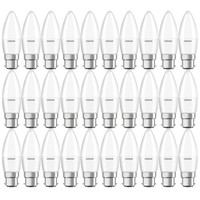 30 X Osram Led Lampen Kerzen 5,7W = 40Watt B22D Matt 470Lm 827 Warmweiß 2700K
