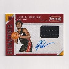 2015-16 Panini Threads AUTO #RTS-JW Justise Winslow RC Rookie SN /199