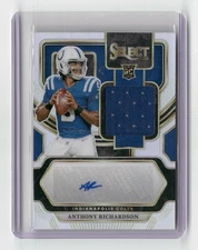 2023 PANINI SELECT #RSM-ARI ANTHONY RICHARDSON ROOKIE PATCH SILVER RC AUTO /199
