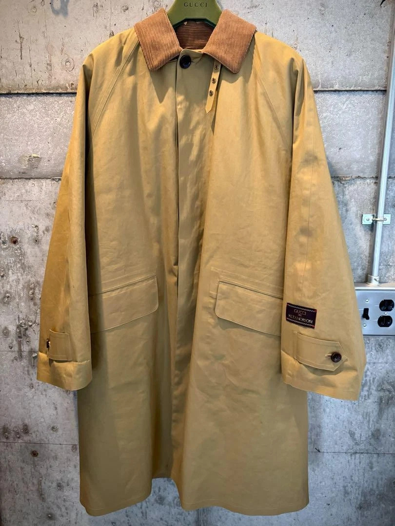 Gucci trench coat idrorepellente kaki 48 L