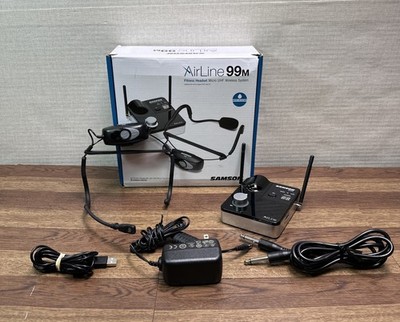 Samson AIRLINE 99M AH9 AR99M Headset Micro UHF Wireless System / READ