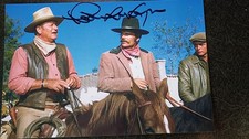 PATRICK WAYNE Hand Signed Autograph 4X6 Photo -- DAD IS JOHN WAYNE - BIG JAKE