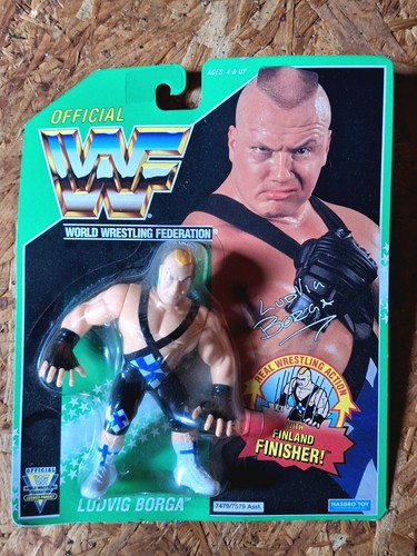 WWF Hasbro Wrestling Figure LUDVIG BORGA ORIGINAL ...