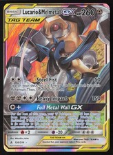 Lucario & Melmetal Gx - 120/214 - Ultra Rare - Unbroken Bonds - Pokemon - NM/M