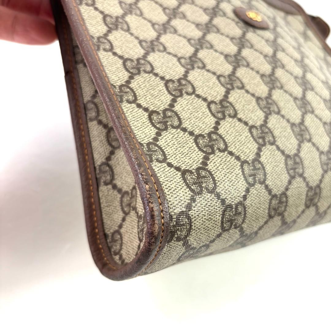 GUCCI Old Gucci Clutch Bag GG Pattern — image 5