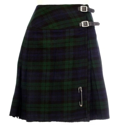 THE SCOTLAND KILT COMPANY New Ladies Scottish Black Watch 20" Knee Length Kilt Range of Tartans Size 6-28