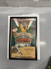 LITTLE SHOP OF HORRORS 1980s OFF BROADWAY WINDOW POSTER ORPHEUM THEATRE VTG