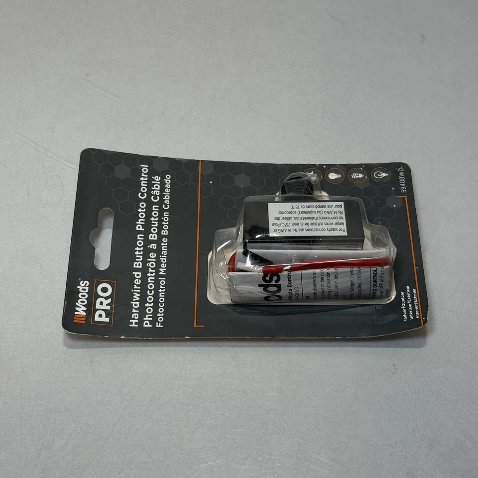 Controle de foto Woods Pro com botão com fio (59441PC) - Prioridade gratuita* - Imagem 2 de 4