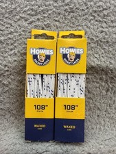 2x Howies Hockey Wax Shoelace White 108'